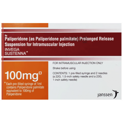 INVEGA SUSTENNA ® 100 MG / ML ( PALIPERIDONE PALMITATE ) 1 ML INTRAMASCULAR PRE-FILLED SYRINGE